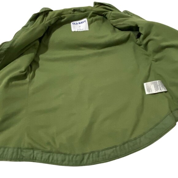 Old Navy Hooded Utility Scout Jacket 4T Olive Green Army Outdoors Gorpcore - Picture 4 of 6